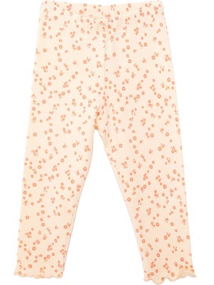 Hellobaby Basic Kız Çiçek Desenli Tayt Kız Bebek