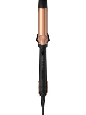 Grundig Arçelik Saç Maşası İyon Özellikli Titanyum Plaka ile 5 Isı Ayarı Siyah Renk