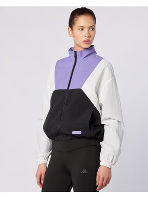 Andyse Kadın Siyah-Beyaz Comfort Fit Yağmurluk