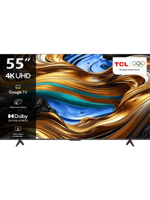 TCL 55P755 55'' 138 Ekran Uydu Alıcılı 4K Ultra HD Google Smart LED TV
