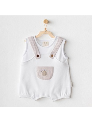 Andy Wawa Bebek Romper Basic Beyaz Tulum AC25901