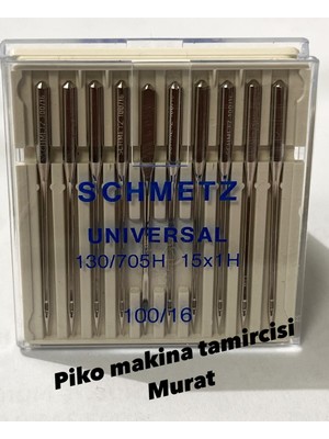 Schmetz 130/705H 15X1H 100/16 No Iğne (1PKT:10ADET)