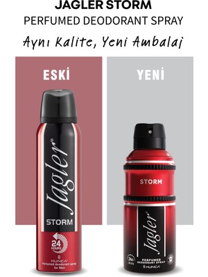 JAGLER STORM ERKEK DEODORANT 150ML