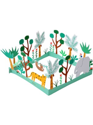 Meri Meri - Have A Wild Birthday Card - Vahşi Doğa Doğum Günü Kartı - 3D