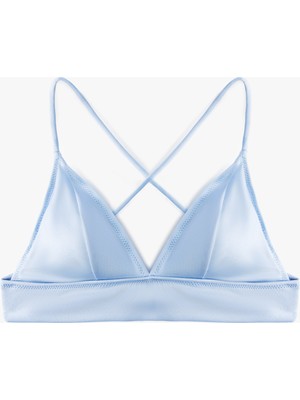 Koton Bağlamalı Arkası Çapraz Askılı Bralet Bikini Üstü