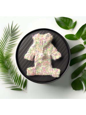 Lady Fify Kedi ve Köpek için Renkli Dünya Kapüşonlu Yün Tulum