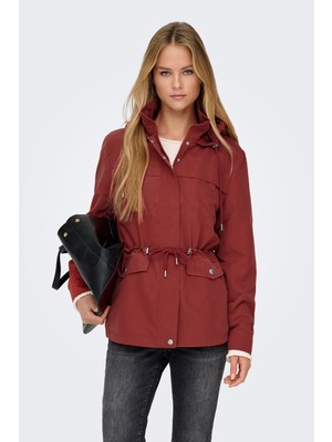 Only Onlnewstarline Regular Fit Kapüşonlu Cepli Mevsimlik Mont Bayan Mont 15218612