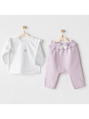 Andywawa Kız Bebek Takım 2 Parça Set Magical Butterfly AC25578