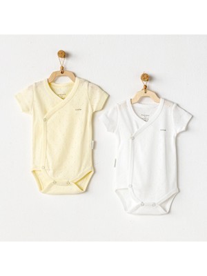 Bebek Body 2 Parça Short Sleeve Body Jacquard Basic AC25554