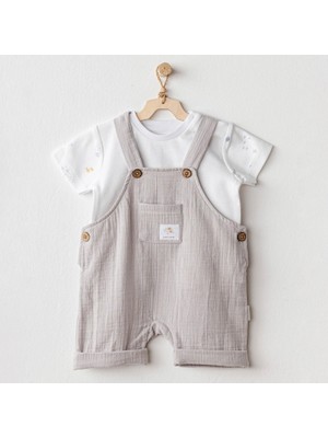 Andywawa Erkek Bebek Salopet Müslin Takım AC25621