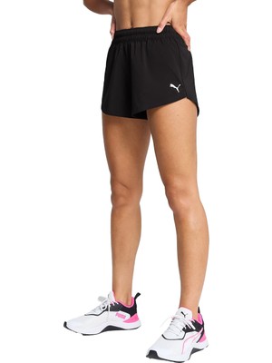 Puma Tad Essential 3 Woven Short Kadın Siyah Koşu Şortu