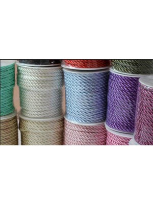 Ipek Hobi Petrol 6 mm Saten Kordon 20 Metre