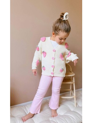 Blippi Kidss Çilek Detay Triko Takım