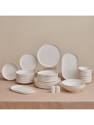 Karaca Stream Bone Light Bach 29 Parça 6 Kişilik Yemek Takımı Gold