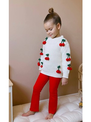 Blippi Kidss Kiraz Detay Triko Takım