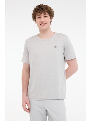 Lumberjack MB CT1328 Mln T-Sh 5fx Gri Erkek Kısa Kol T-Shirt