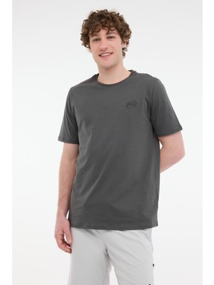 Lotto M-Sokrates Tee 5fx Antrasit Erkek Kısa Kol T-Shirt