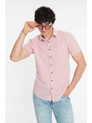 Loft Regular Fit Pembe Erkek Gömlek LF2024492