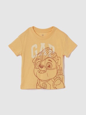Erkek Bebek Sarı Paw Patrol Grafikli T-Shirt