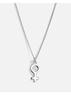 Meks Jewels Kadın Sembolü Gümüş Kolye