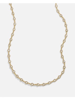 Meks Jewels Gümüş Taşlı Zincir