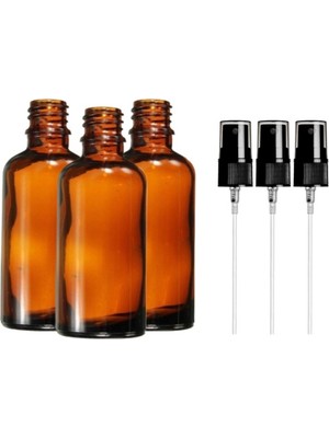 Aropi Amber Cam Şişe Sprey Başlıklı 50 ml 25 Adet