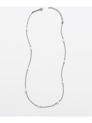 2,8 Karat Doğal Inci Gümüş Serenity Kolye