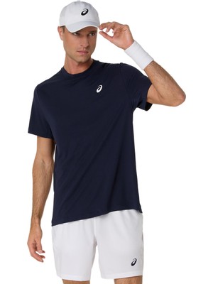 Asics Court Ss Top Erkek Performance Black Kısa Kollu Tshirt 2041A339-400