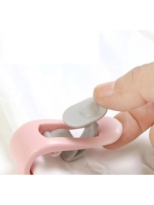 Ozcmax 4 Adet Mandallı Iğnesiz Yorgan Kılıfı Nevresim Sabitleme Klips Takımı