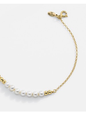 Meks Jewels Gümüş İnci Bileklik