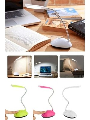 Ozcmax Masa Lambası  Spiral LED  Kitap Okuma Işığı Pilli Model LED Lamba - Asorti