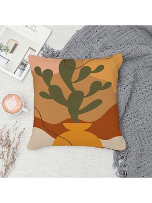 Çift Taraf Baskılı Gizli Di Özel Tasarım Süet Dokulu Kırlent Kılıfı Takımı 48