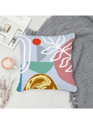 Çift Taraf Baskılı Gizli Di Özel Tasarım Süet Dokulu Kırlent Kılıfı Takımı 211