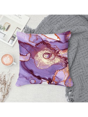 Çift Taraf Baskılı Gizli Di Özel Tasarım Süet Dokulu Kırlent Kılıfı Takımı 01