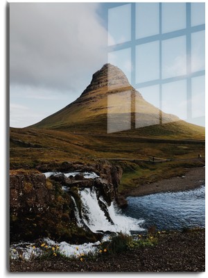 Marsilyan Doğa, Manzara 3D Dekoratif Bask  Cam Tablo 114