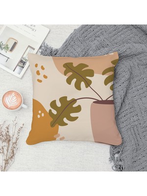 Çift Taraf Baskılı Gizli Di Özel Tasarım Süet Dokulu Kırlent Kılıfı Takımı 216