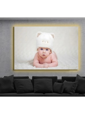 Marsilyan LED Işıklı Kanvas Tablo, 3D Dekoratif Baskılı Tablo Yapay Zeka Destekli Modern Tasarımlar 307