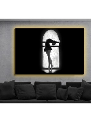 Marsilyan LED Işıklı Kanvas Tablo, 3D Dekoratif Baskılı Tablo Yapay Zeka Destekli Modern Tasarımlar 510