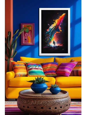 Marsilyan Space, Uzay, Yapay Zeka Mdf Plastik Çerçeveli Dekoratif Tablo 73