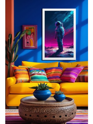 Marsilyan Space, Uzay, Yapay Zeka Mdf Plastik Çerçeveli Dekoratif Tablo 24