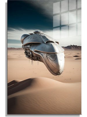 Marsilyan Space/uzay Yapay Zeka Özel Tasarım Cam Tablo Ofis, Mutfak Çocuk Odası, Salon 164