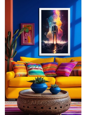 Marsilyan Space, Uzay, Yapay Zeka Mdf Plastik Çerçeveli Dekoratif Tablo 47