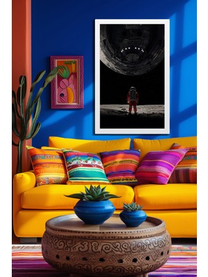 Marsilyan Space, Uzay, Yapay Zeka Mdf Plastik Çerçeveli Dekoratif Tablo 133