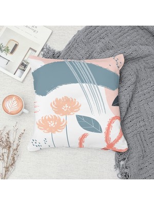 Çift Taraf Baskılı Gizli Di Özel Tasarım Süet Dokulu Kırlent Kılıfı Takımı 53