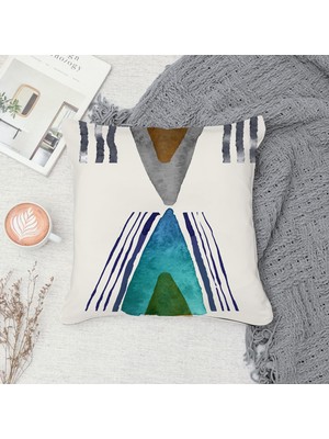 Çift Taraf Baskılı Gizli Di Özel Tasarım Süet Dokulu Kırlent Kılıfı Takımı 264