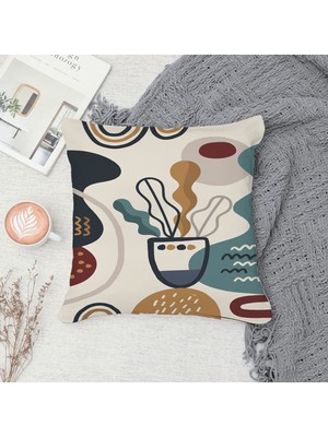 Çift Taraf Baskılı Gizli Di Özel Tasarım Süet Dokulu Kırlent Kılıfı Takımı 22