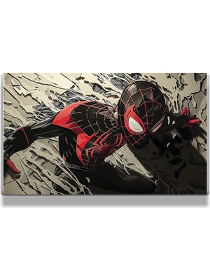 Marsilyan Sanatsal Yapayzeka, Creative Art, 3D Dekoratif Baskı Yatay Cam Tablo 383