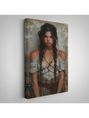 Ispanyol Güzel Kadın TABLOSU-7757