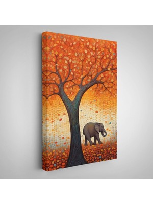 Portakal Ağacı ve Altındaki Fil TABLO-7513