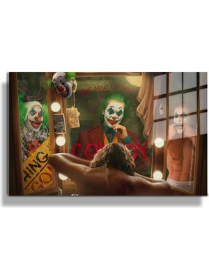 Marsilyan Sanatsal Yapayzeka, Creative Art, 3D Dekoratif Baskı Yatay Cam Tablo 152